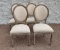 4 Upholstered Dinning Room Chairs