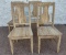 4 Rustic Dinning Room Chairs