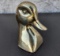 Brass Duck Sculpture