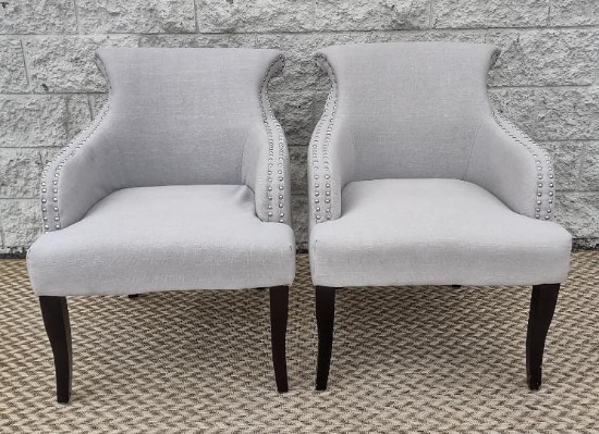 2 Modern Upholstered Chairs