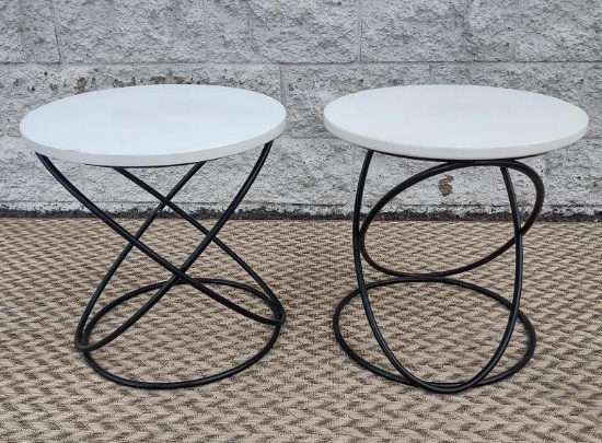 2 Modern Side Tables / End Tables / Plant Stands