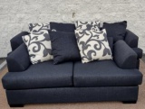 Navy Blue Sofa And Love Seat