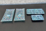 4 Decorative Trays