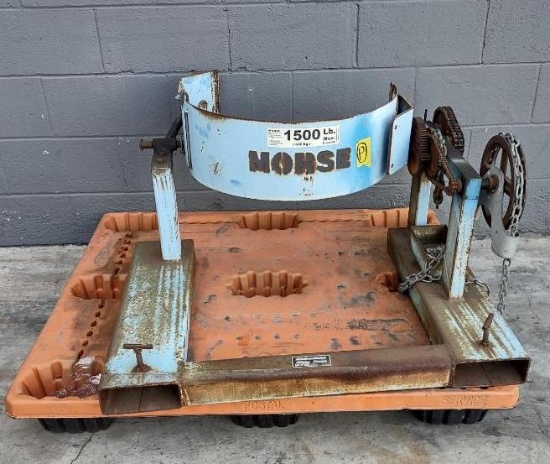 Morse Forklift Drum Dumper