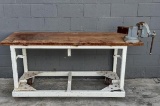 Rolling Work Bench With Vise