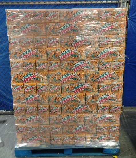 240 Cases Of Mountain Dew Baja Mango Gem Soda