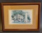 Vintage Framed Lithograph