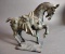 Vintage Bronze Chinese Tang Dynasty Style Horse Sculpture