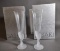 4 Mid Century Modern Sasaka Crystal Stemware Sets