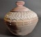 Vintage Earthenware Jar With Lid