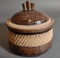 Vintage Earthenware Jar With Lid