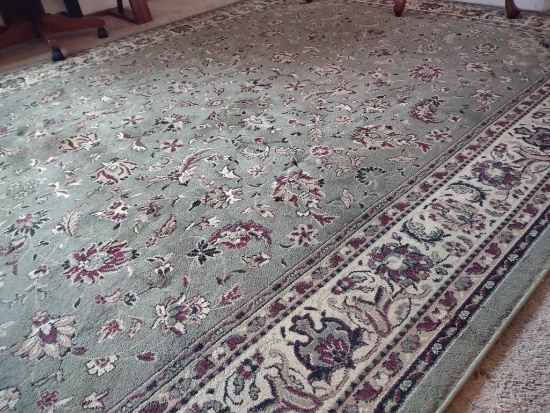 Castello Sage 8ft X 11ft Area Rug With Pad