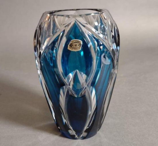 Vintage Limited Edition Belgium Crystal Vase