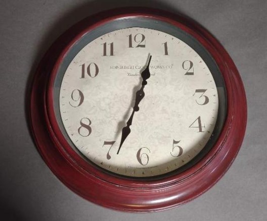 Edinburch Clock Works Wall Clock