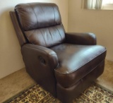 Leather Rocker Recliner