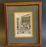 Vintage Framed Lithograph