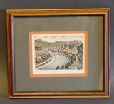 Vintage Framed Lithograph