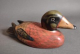 Vintage Hand Painted Wooden Duck Decoy