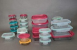 LOT Of Anchor Hocking Glass Food Storage Containers And Tupperware