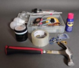 LOT Of Hand Tools And Household Supplies