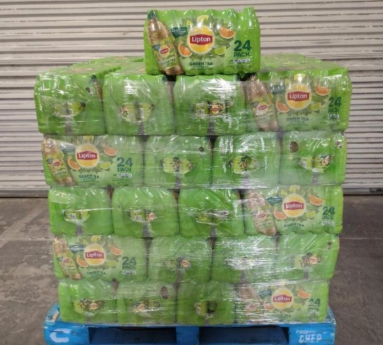 60 Cases Of Lipton Green Tea Citrus Flavor