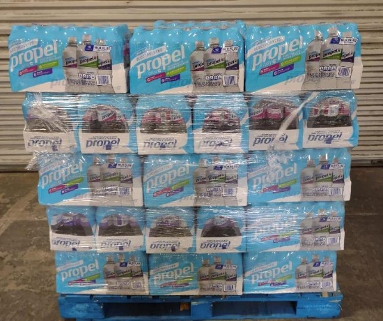 64 Cases Of Cases Of Propel Assorted Flavor Cases Of Electrolyte Water Beverages