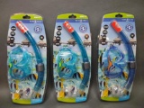 3 NEW Aqua Lung Snorkel Sets
