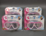 4 NEW Aqua Lung Sport Diving Masks
