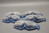 5 NEW Pair Of Aqua Sphere Swim Goggles