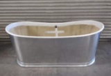 Waterworks Candide Freestanding Polished Aluminum Tub Cover