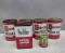 6 Vintage Oil Cans