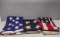 3 Vintage Flags