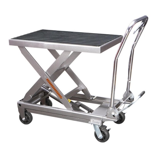 NEW HAUL-MASTER 1,000 lb. Capacity Hydraulic Table Cart