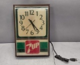 Vintage 7UP Clock