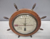 Vintage Adler Silhouette Letter Company Barometer