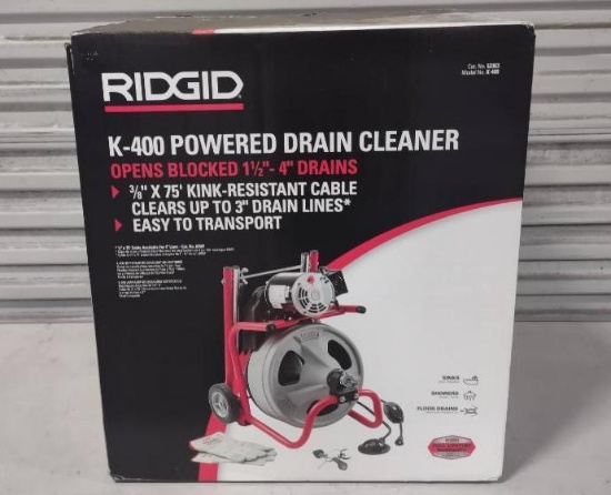 Ridgid K-400 Powered Drain Cleaner