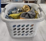 Laundry Basket Full of Microfiber Rags