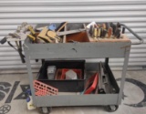 Rolling Tool Cart With Contents