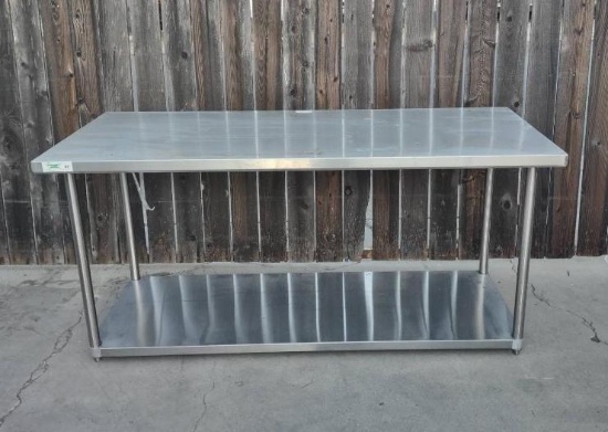 Regency Stainless Steel Commercial Work Table with Undershelf