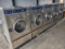 5 Commercial Dexter Triple Load 40 Pound Capacity Coin Operated Washing Machines