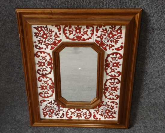 Framed Tile Mirror