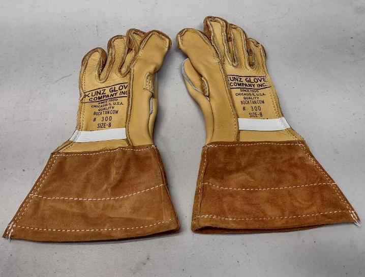 11 NEW Pair Of KUNZ GLOVE CO. Lineman?s Leather Proxibid