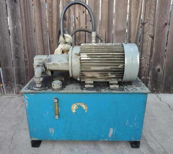 Atkinson Lincoln TEFC Hydraulic Pump With Reservoir