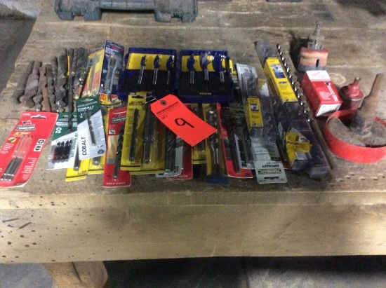 Lot of drill bits.