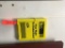 Safety data sheet & rack; white wire rack; sanitizer station & soap dispens