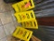Wet floor caution signs.