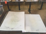 2 - white cutting boards.