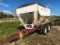10-ton tandem axle fertilizer tender; stainless steel dual compartment tank; stainless steel auger;