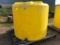 1,650-gallon plastic liquid tank; vertical gusset; 2in hose valves; on pallet; s/n 89414732.