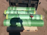 3 1/2 rolls of John Deere cover edge net wrap.